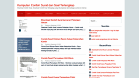 What Contoh-surat.co website looked like in 2020 (3 years ago)