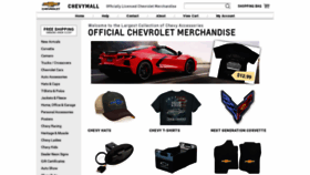What Chevymall.com website looked like in 2020 (3 years ago)