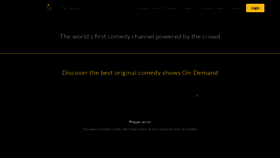 What Comedycrowdtv.com website looked like in 2020 (3 years ago)