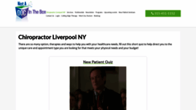 What Chiropractorsyracuse.net website looked like in 2020 (3 years ago)