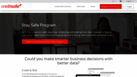 What Creditsafe.com website looked like in 2020 (3 years ago)