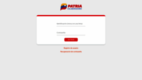 What Colaboradores.patria.org.ve website looked like in 2020 (3 years ago)