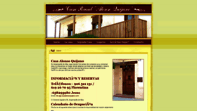 What Casaalonsoquijano.com website looked like in 2020 (3 years ago)