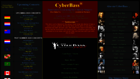 What Cyberbass.com website looked like in 2020 (3 years ago)