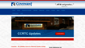 What Covenantteacherscollege.com website looked like in 2020 (3 years ago)