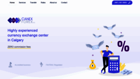 What Canexforex.com website looked like in 2020 (3 years ago)
