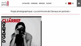 What Clervaux.lu website looked like in 2020 (3 years ago)