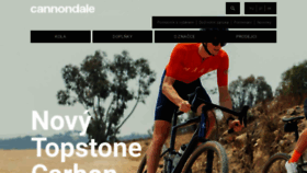 What Cannondalebikes.cz website looked like in 2020 (3 years ago)