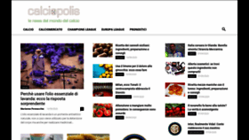 What Calciopolis.it website looked like in 2020 (3 years ago)