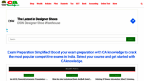 What Caknowledge.com website looked like in 2020 (3 years ago)