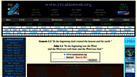 What Creationism.org website looked like in 2020 (5 years ago)