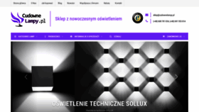 What Cudownelampy.pl website looked like in 2020 (3 years ago)