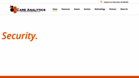 What Careanalytics.com website looked like in 2020 (3 years ago)