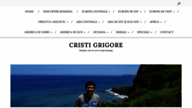 What Cristigrigore.com website looked like in 2020 (3 years ago)
