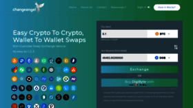 What Changeangel.io website looked like in 2020 (4 years ago)