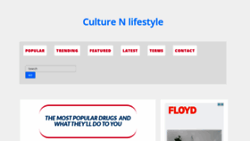 What Culturenlifestyle.com website looked like in 2020 (3 years ago)