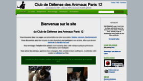 What Cda-paris12.com website looked like in 2020 (3 years ago)