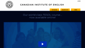 What Cie.ca website looked like in 2020 (3 years ago)