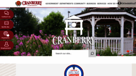 What Cranberrytownshiptoday.com website looked like in 2020 (3 years ago)