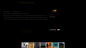 What Contactgod.com website looked like in 2020 (3 years ago)