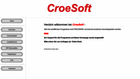 What Croesoft.com website looked like in 2020 (5 years ago)