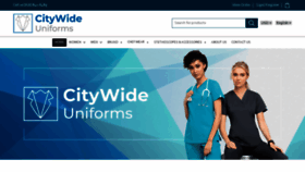 What Citywideuniforms.com website looked like in 2020 (3 years ago)