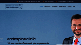 What Cairospineclinic.com website looked like in 2020 (3 years ago)