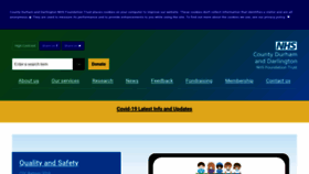 What Cddft.nhs.uk website looked like in 2020 (3 years ago)