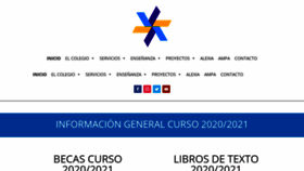 What Colegiocastilla.com website looked like in 2020 (3 years ago)