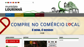 What Cm-lourinha.pt website looked like in 2020 (3 years ago)