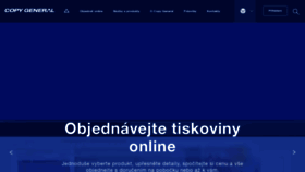 What Copygeneral.cz website looked like in 2020 (3 years ago)