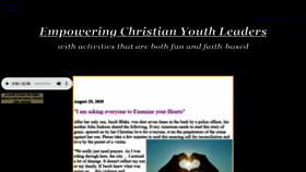 What Christianyouthgroup.org website looked like in 2020 (3 years ago)