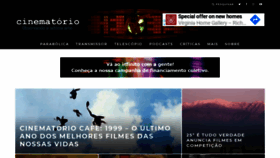 What Cinematorio.com.br website looked like in 2020 (3 years ago)