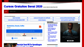 What Cursosgratuitosenai.com website looked like in 2020 (3 years ago)