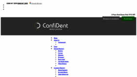 What Confident-dental.com website looked like in 2020 (3 years ago)
