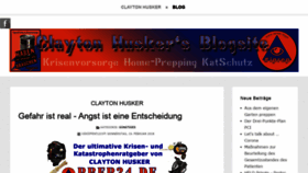 What Claytonhusker.de website looked like in 2020 (3 years ago)
