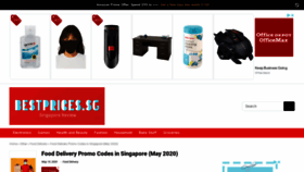 What Coupondekho.sg website looked like in 2020 (3 years ago)