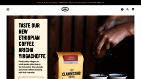 What Clandestino.com.au website looked like in 2020 (3 years ago)