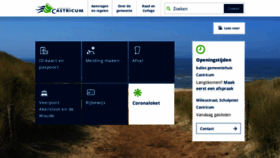 What Castricum.nl website looked like in 2020 (5 years ago)