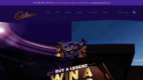 What Cadbury.co.za website looked like in 2020 (3 years ago)