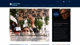What Chathamhouse.org website looked like in 2020 (3 years ago)