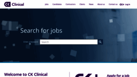What Ckclinical.co.uk website looked like in 2020 (3 years ago)