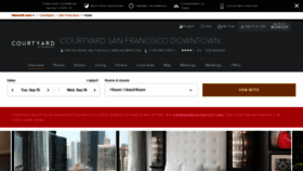 What Courtyardsanfrancisco.com website looked like in 2020 (3 years ago)