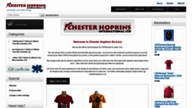 What Chesterhopkins.co.uk website looked like in 2020 (3 years ago)