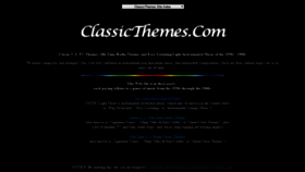 What Classicthemes.com website looked like in 2020 (3 years ago)