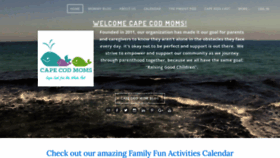 What Capecodmommies.com website looked like in 2020 (3 years ago)