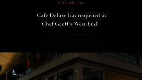 What Cafedeluxe.com website looked like in 2020 (3 years ago)
