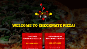 What Checkmatepizza.com website looked like in 2020 (3 years ago)
