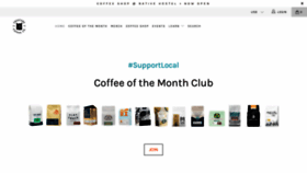 What Creaturecoffee.co website looked like in 2020 (3 years ago)