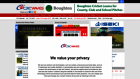 What Cricwaves.com website looked like in 2020 (3 years ago)